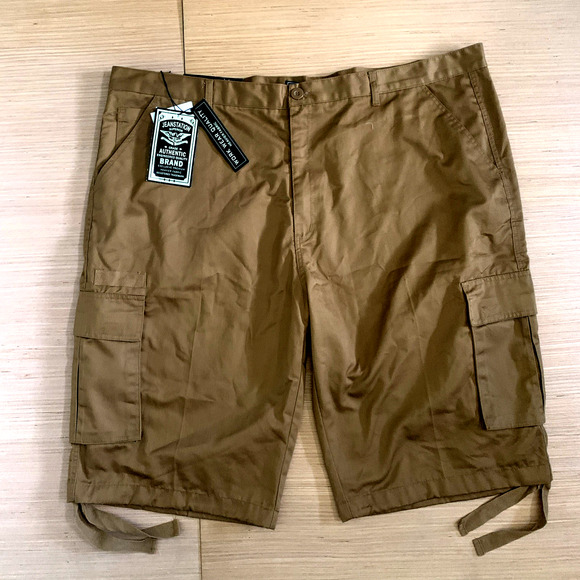 Jeanstation Other - Jeanstation Superior Men's Size 50 Flat Front Cargo Shorts Big & Tall Brand New